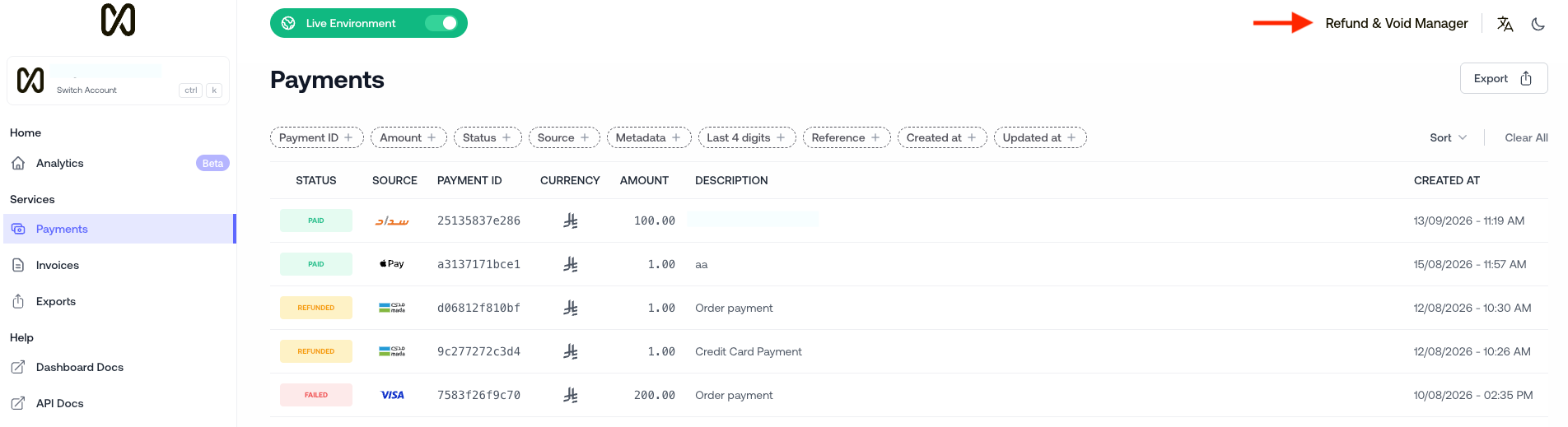 New member's dashboard limited to their role's permissions